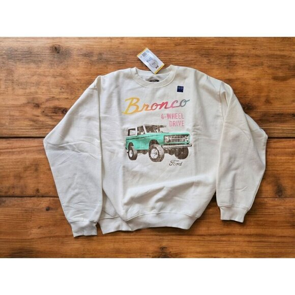 Ford Sweaters - NWT Womens Ford Bronco Sweatshirt Womens Medium Official Licensed 4-wheel Drive
